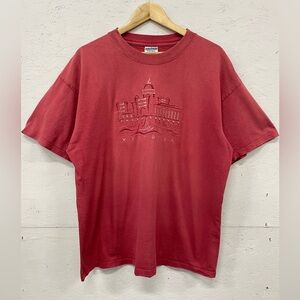 Vintage Embroidered Victoria, BC Tee, Size XL